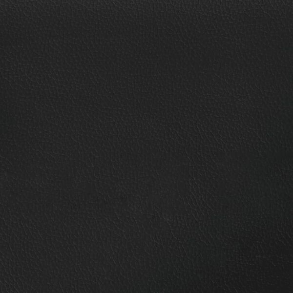 vidaXL إطار سرير دون مرتبة لون أسود 200x180 سم جلد صناعي