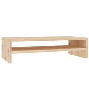 vidaXL حامل شاشة 13x24x50 سم خشب صنوبر صلب