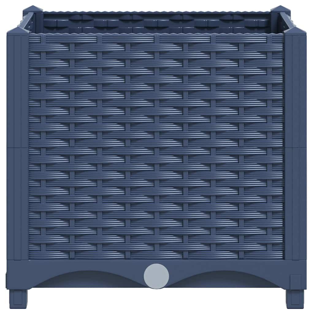 vidaXL حوض زراعي مرتفع 80×40×38 سم بولي بروبيلين