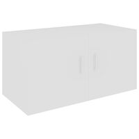 vidaXL خزانة مركبة على الحائط أبيض 80×39×40 سم خشب صناعي