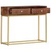 vidaXL طاولة كونسول 75x30x90 سم خشب مانجو صلب