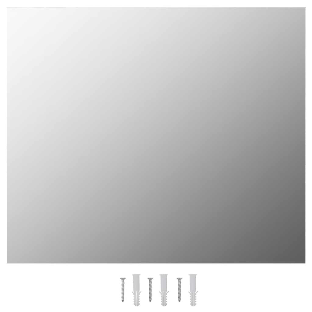 vidaXL مرآة بدون إطار 80×60 سم زجاج