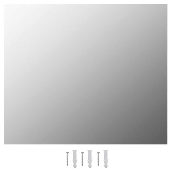 vidaXL مرآة بدون إطار 80&times;60 سم زجاج