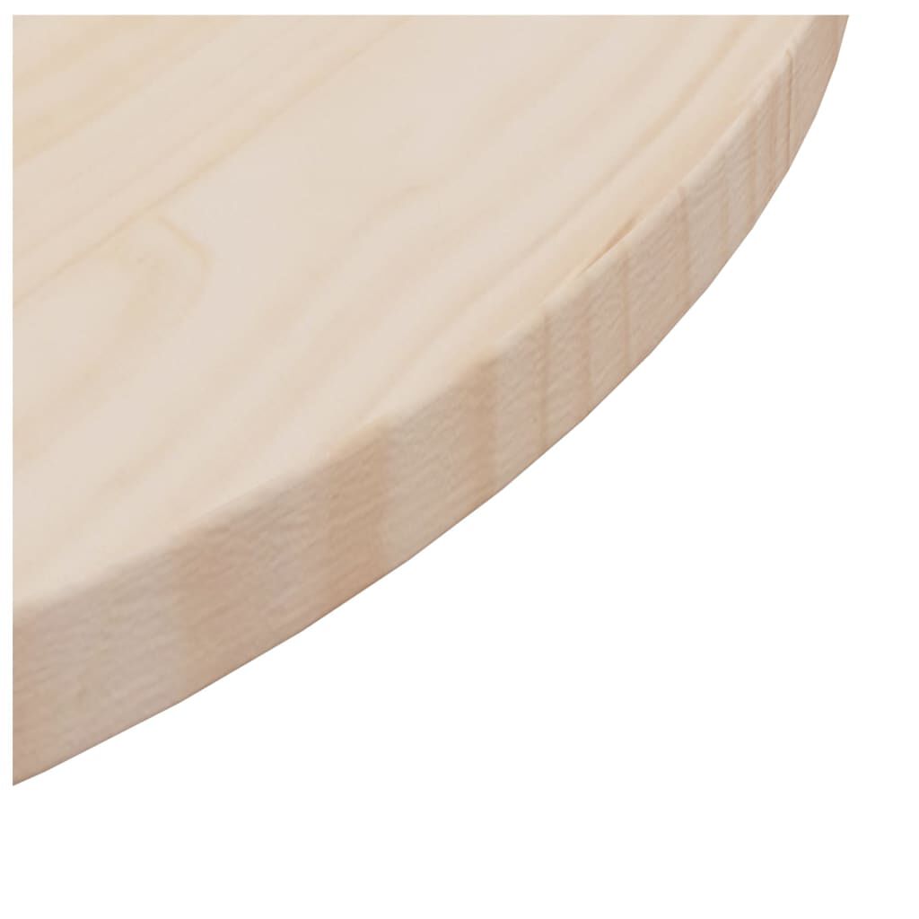 vidaXL سطح طاولة قطر 2,5x60 سم خشب صنوبر صلب