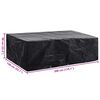 vidaXL غطاء أثاث الحديقة 8 ثقوب 90x140x300 سم