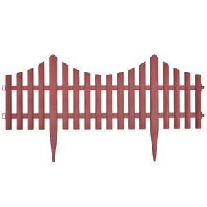 vidaXL فاصل حديقة 17 ق 10 م بني