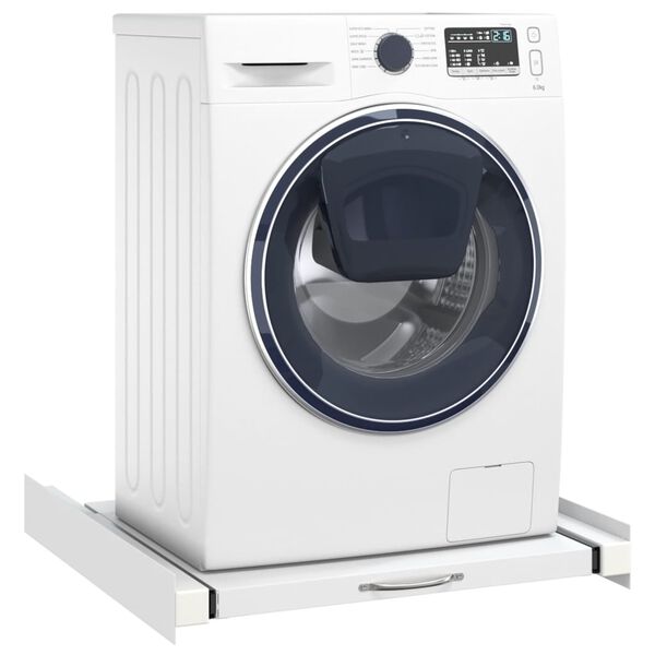 vidaXL طقم رص الغسالات مع رف سحب