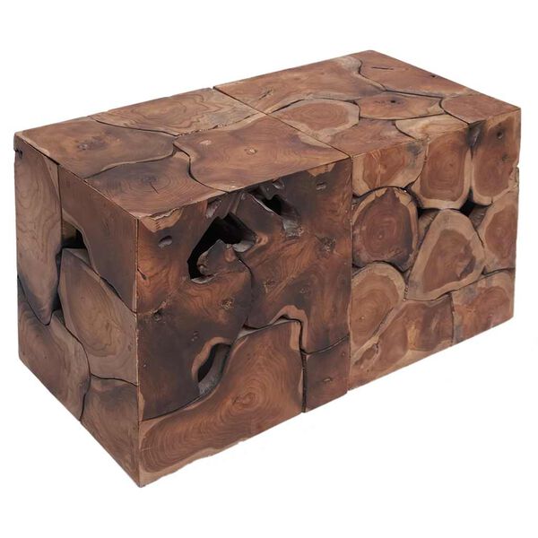 vidaXL كراسي ستول/طاولة قهوة خشب ساج صلب