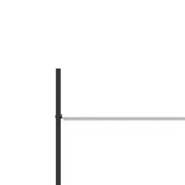 vidaXL مقسم غرفة 4-ألواح أبيض 200×200 سم قماش