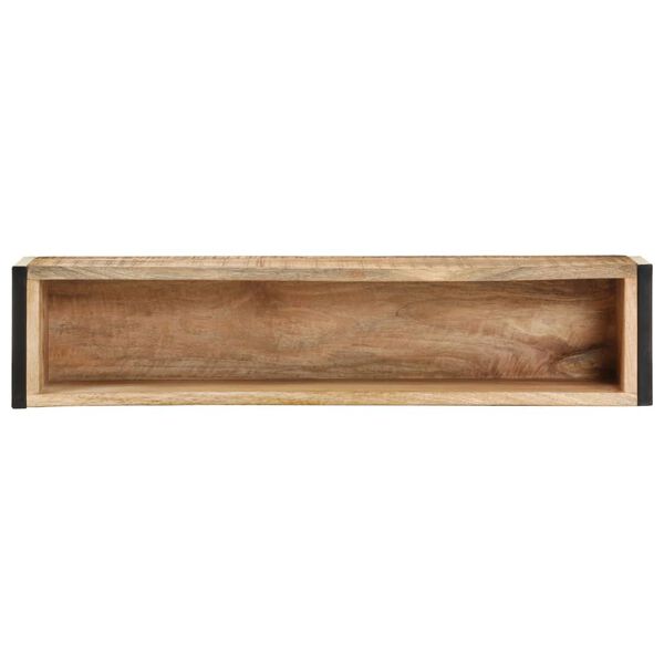 vidaXL حوض زرع 90×20×68 سم خشب مانجو خشن