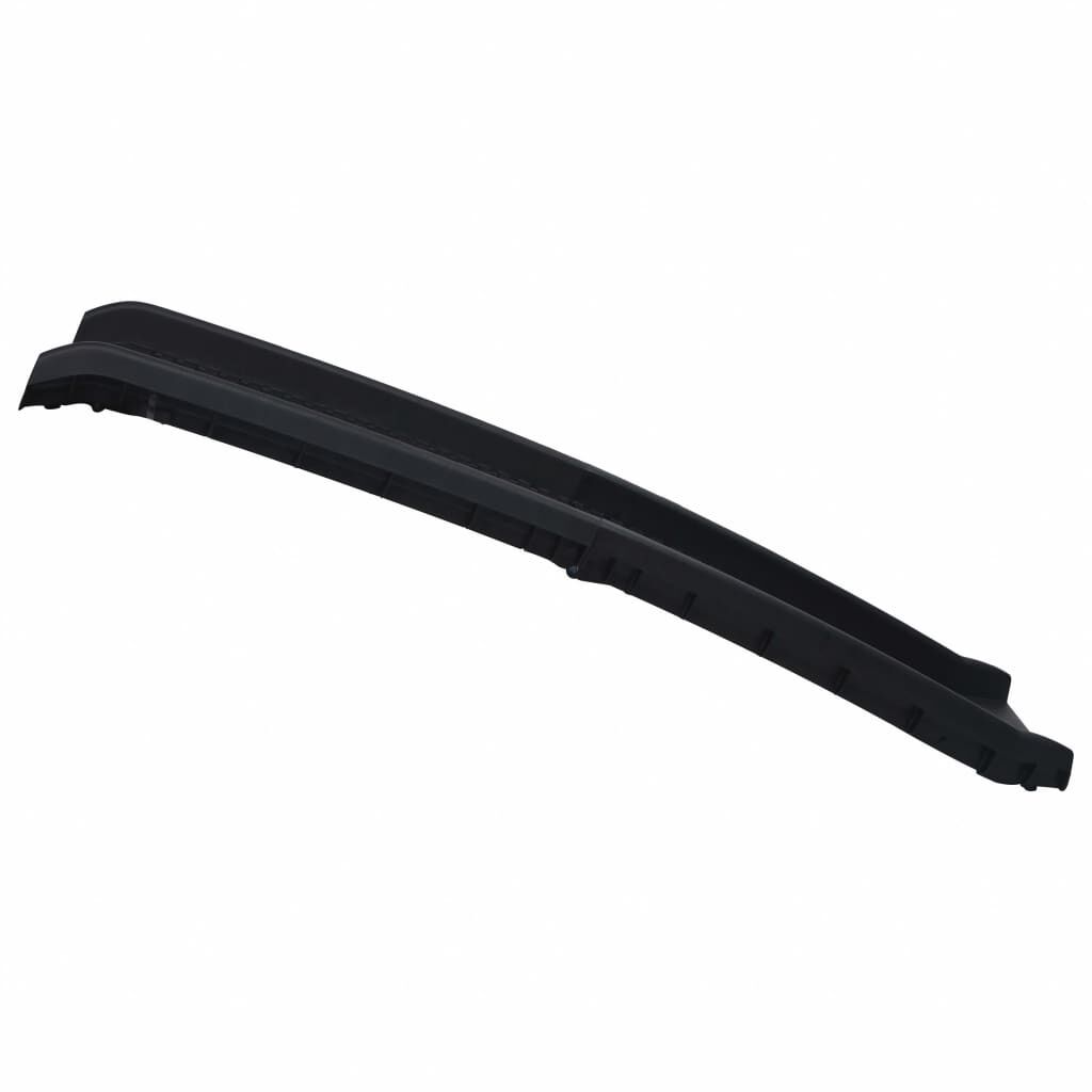 vidaXL منحدر كلاب قابل للطي أسود 155.5×40×15.5