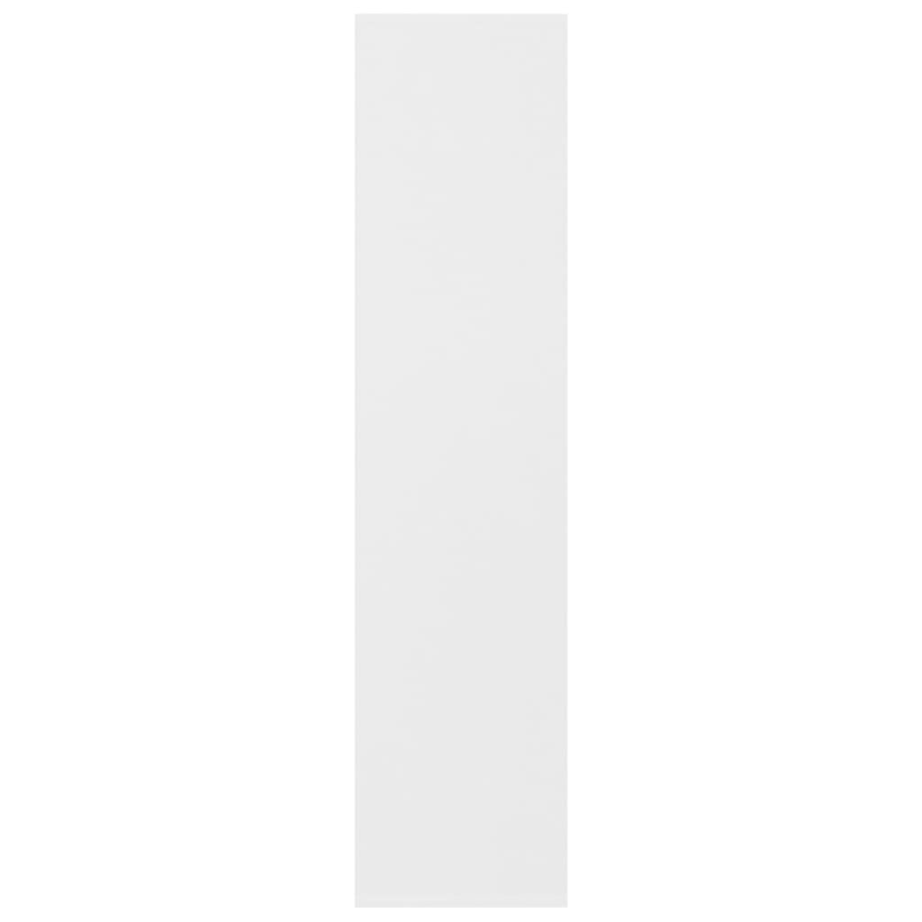 vidaXL خزانة كتب لون أبيض 50×25×106 سم خشب صناعي