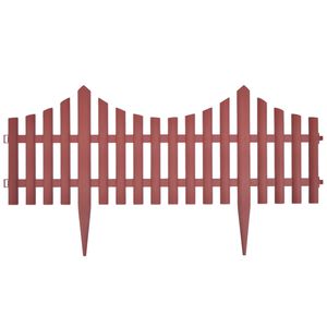 vidaXL فاصل حديقة 17 ق 10 م بني