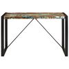 vidaXL طاولة طعام 120×55×76 سم خشب صلب مستصلح