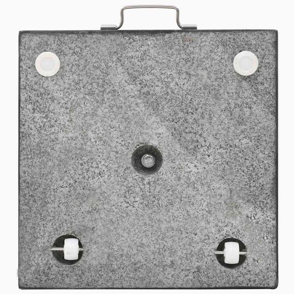 vidaXL قاعدة مظلة شمسية مربعة جرانيت أسود 28,5 كغم