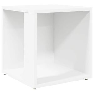 vidaXL طاولة جانبية أبيض 33&times;33&times;34.5 سم خشب صناعي