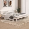 vidaXL إطار سرير خشب صنوبر صلب 180×200 سم 6FT سوبر كينج