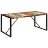 vidaXL طاولة طعام 175×90×76 سم خشب صلب مستصلح