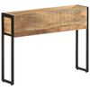 vidaXL حوض زرع 90×20×68 سم خشب مانجو خشن