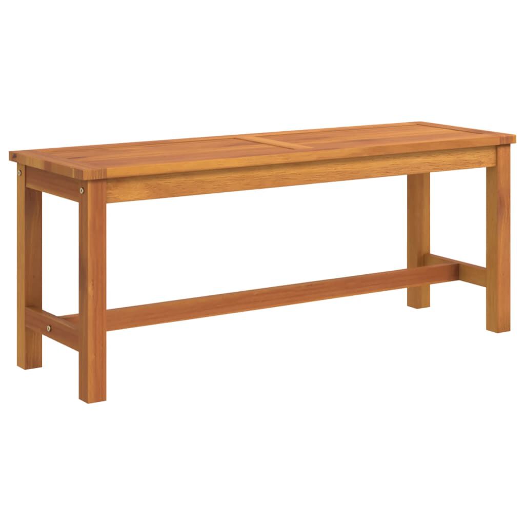 vidaXL مقعد طويل للحديقة 45x35x110 سم خشب أكاسيا صلب