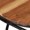 طاولة قهوة VidaXL قطر 55x40 سم من الخشب الصلب أكاسيا