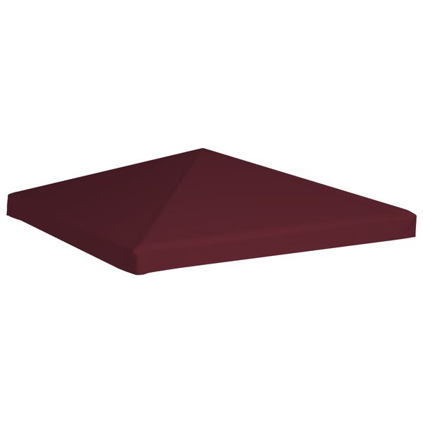 vidaXL غطاء جازيبو علوي 310 جم/م² 3×3 م أحمر بوردو