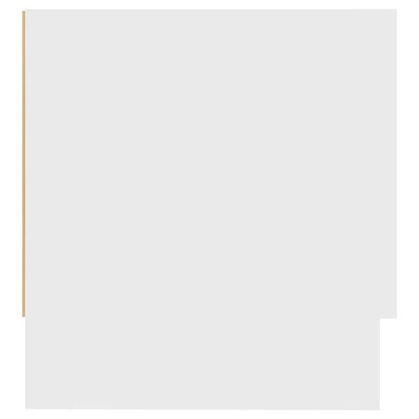 vidaXL خزانة ملابس لون أبيض 35x32,5x100 سم خشب صناعي