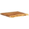 vidaXL سطح حوض غسيل الحمام خشب أكاسيا صلب 58×55×3.8