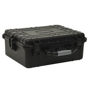 vidaXL حقيبة طيران محمولة أسود 55&times;43&times;21 سم بولي بروبيلين