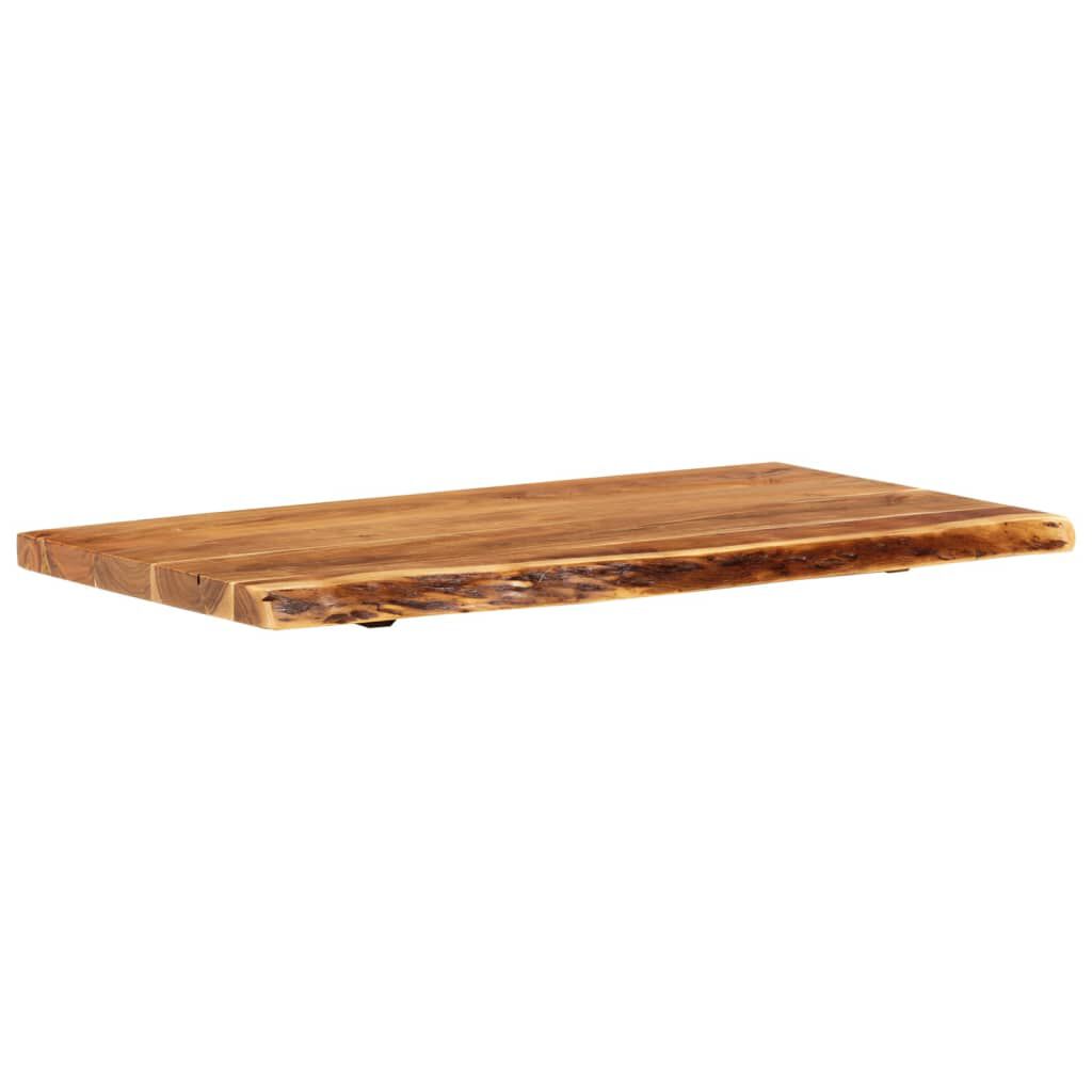 vidaXL سطح حوض غسيل الحمام خشب أكاسيا صلب 100×55×3.8 سم