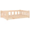 vidaXL سرير كلب 28x65,5x95,5 سم خشب صنوبر صلب
