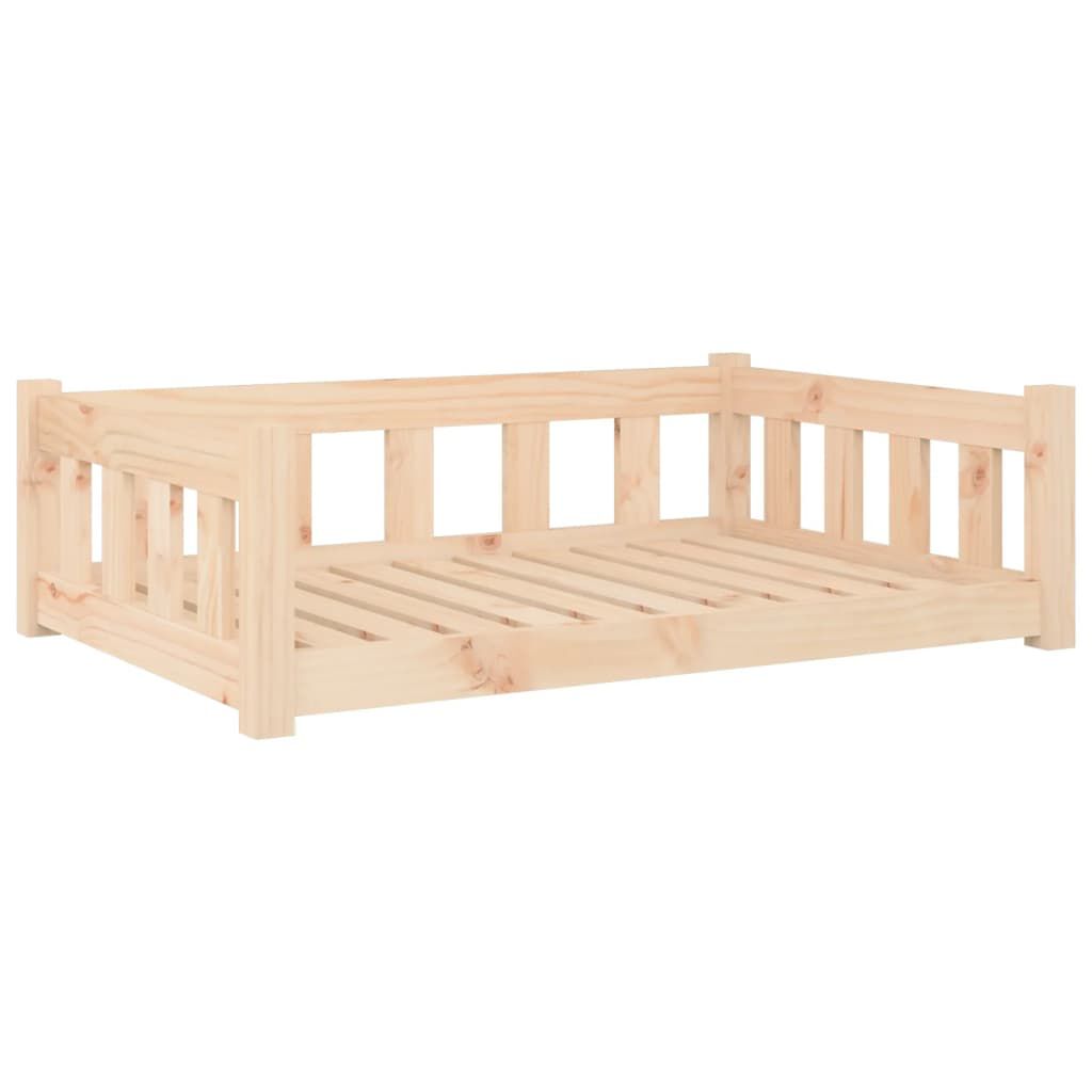 vidaXL سرير كلب 28x65,5x95,5 سم خشب صنوبر صلب