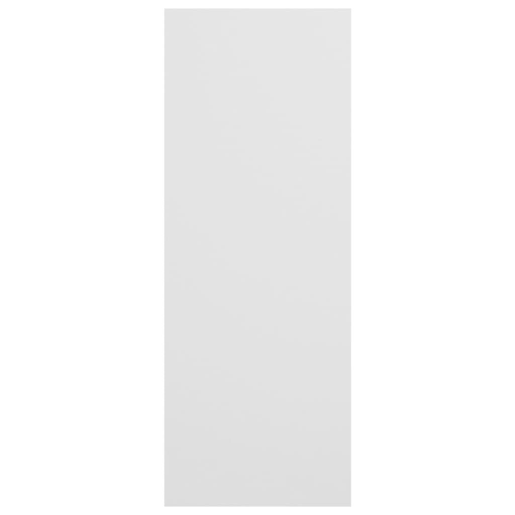vidaXL طاولة كونسول أبيض 78×30×80 سم خشب صناعي