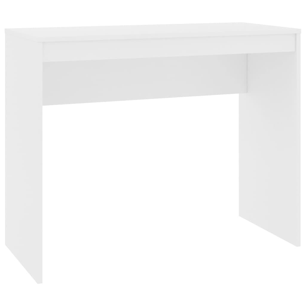 vidaXL مكتب أبيض 90×40×72 سم خشب صناعي