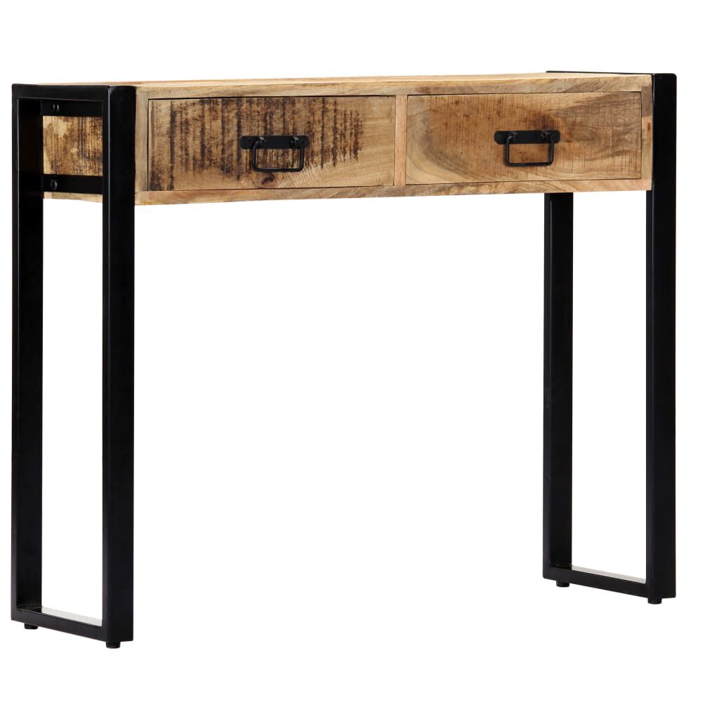 طاولة كونسول 75x30x90 سم خشب مانجو مصمت vidaXL