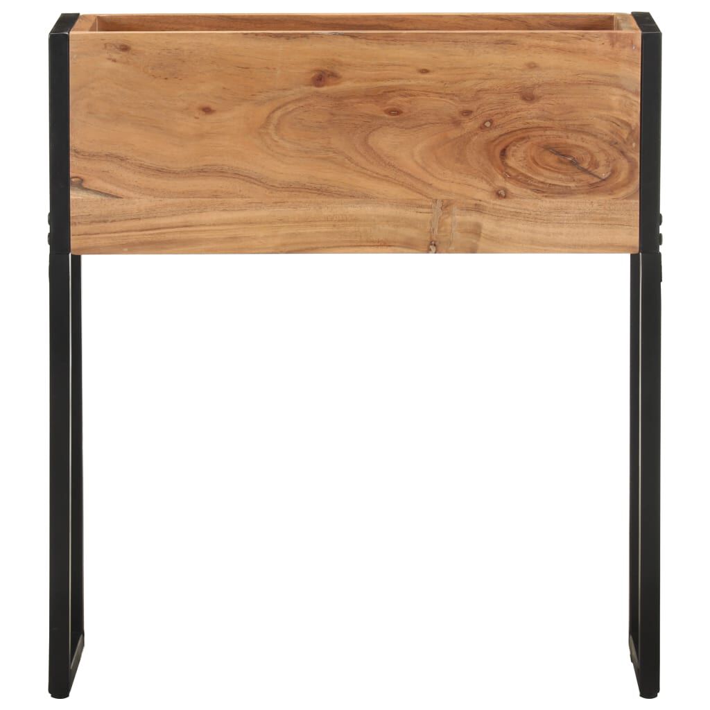 vidaXL حوض زرع 60×20×68 سم خشب أكاسيا صلب
