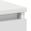 vidaXL مكتب لون أبيض 90×45×76 سم خشب صناعي