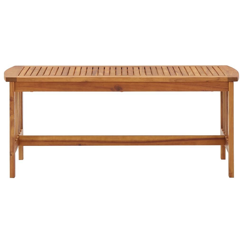 vidaXL طاولة قهوة 102×50×43 سم خشب أكاسيا صلب
