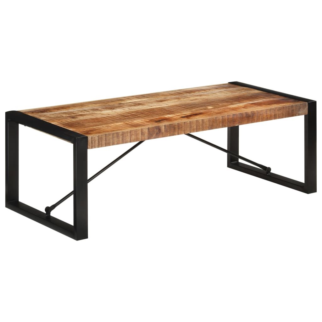 vidaXL طاولة طعام 120×55×40 سم خشب مانجو صلب خشن