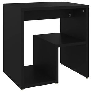 vidaXL خزانة سرير لون أسود 40&times;30&times;40 سم خشب صناعي
