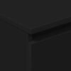 vidaXL خزانة جانبية أسود 60&times;35&times;98.5 سم خشب صناعي