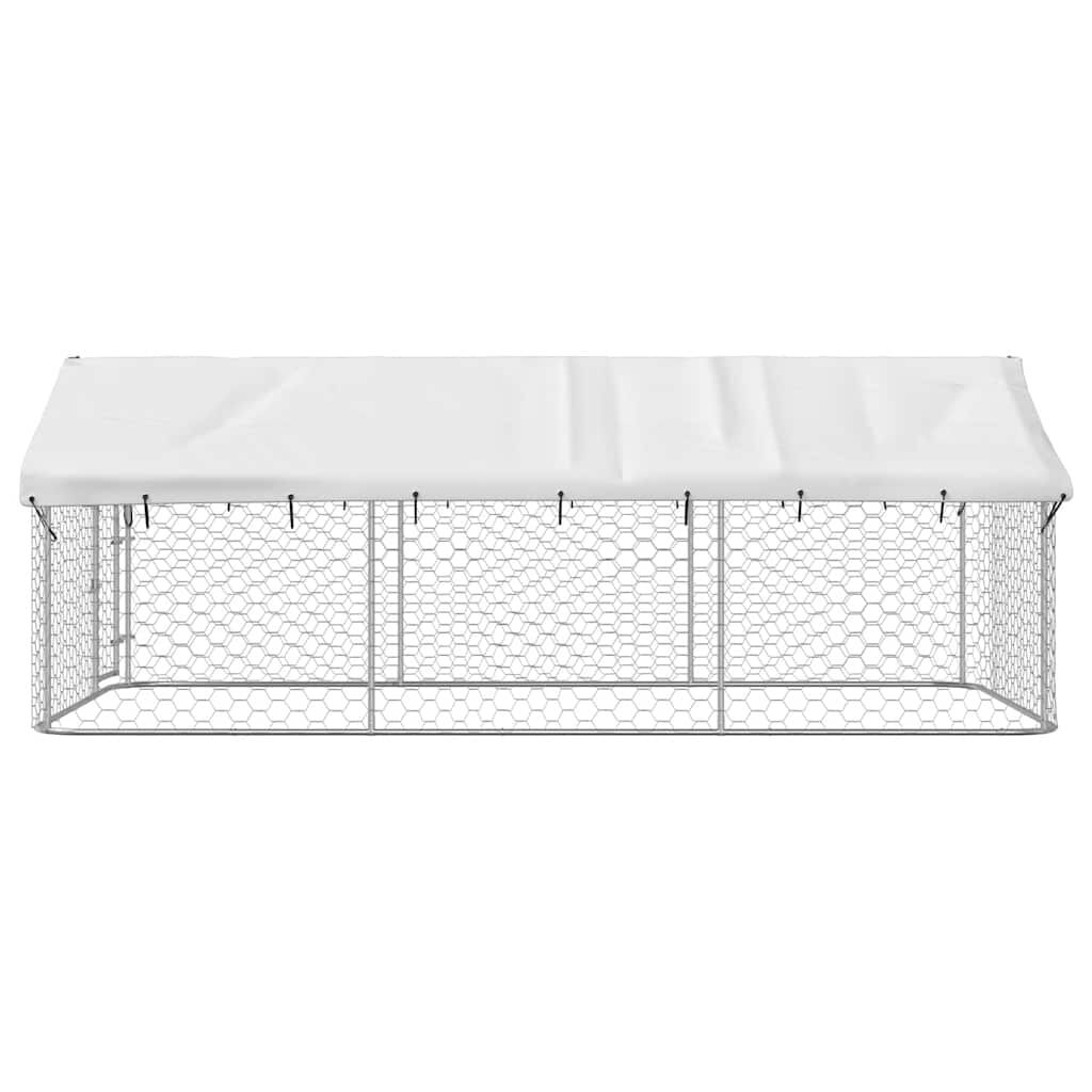 vidaXL منزل كلب خارجي مع سقف 150x200x400 سم