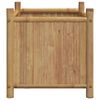 vidaXL أصيص 40x40x40 سم خيزران