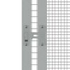 vidaXL قفص طيور لون رمادي 211,5x217,5x213,5 سم فولاذ مجلفن