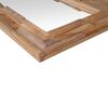 vidaXL مرآة حائط ديكورية 90×60 سم زجاج مستطيل