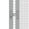 vidaXL قفص طيور لون رمادي 211,5x324,5x302,5 سم فولاذ مجلفن