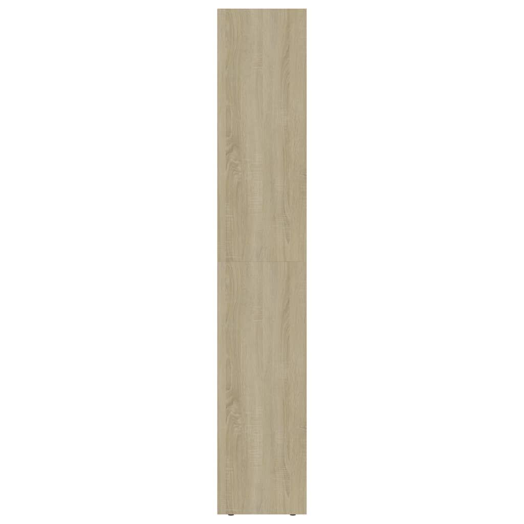 vidaXL خزانة كتب سونوما أوك 36×30×171 سم خشب صناعي