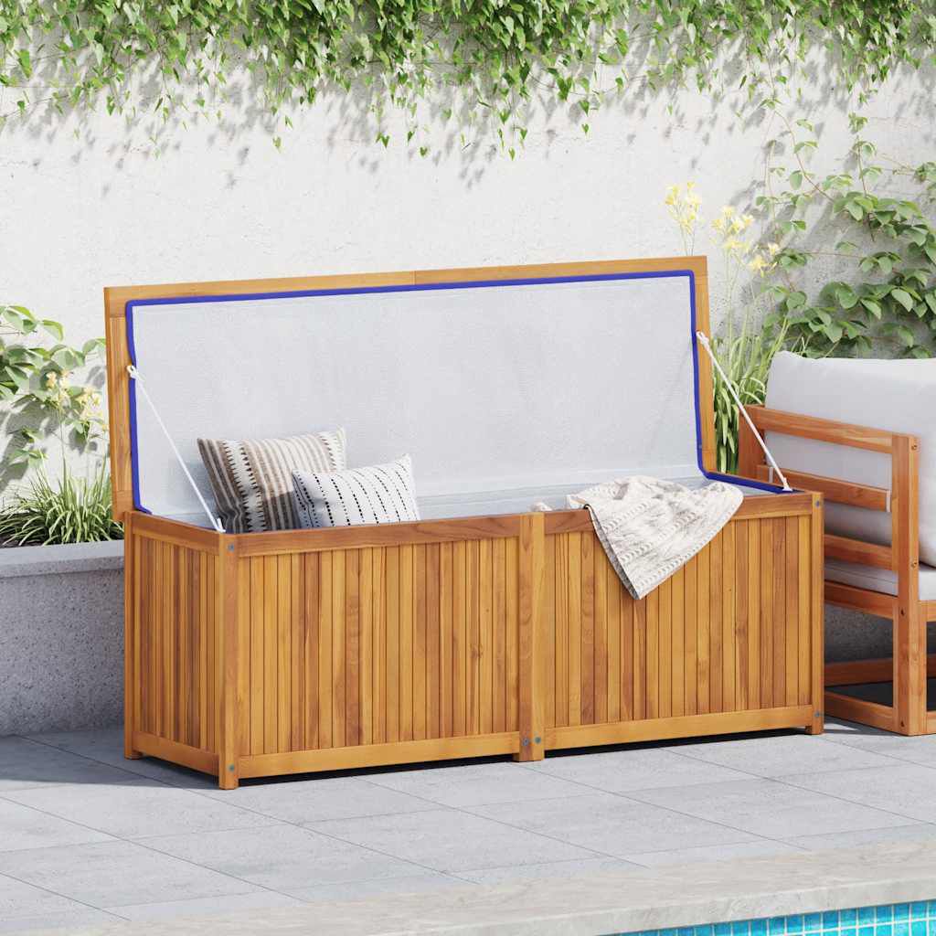 vidaXL صندوق حديقة 150×50×55 سم خشب ساج صلب