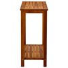vidaXL طاولة كونسول للحديقة 80×35×75 سم خشب أكاسيا صلب