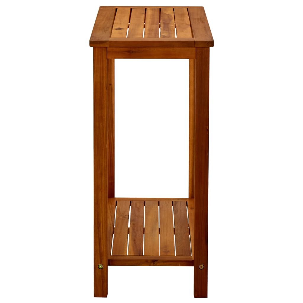 vidaXL طاولة كونسول للحديقة 80×35×75 سم خشب أكاسيا صلب